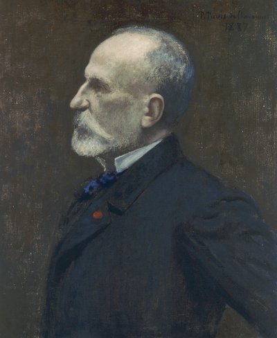 Self Portrait by Pierre Puvis de Chavannes